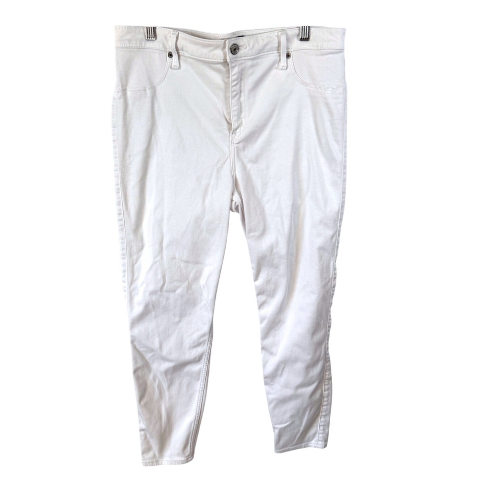 Abercrombie & Fitch Simone Jean Legging 14S White Womens High Rise Skinny Jeans